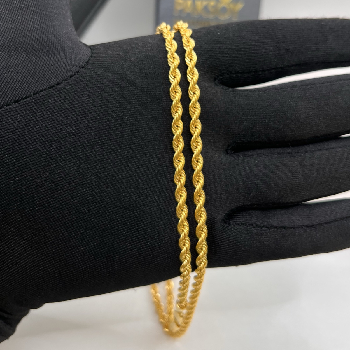 Halat Örgülü Altın Kolye 22 Ayar 4.63gr 60 CM - Z00273 - Fotoğraf 4