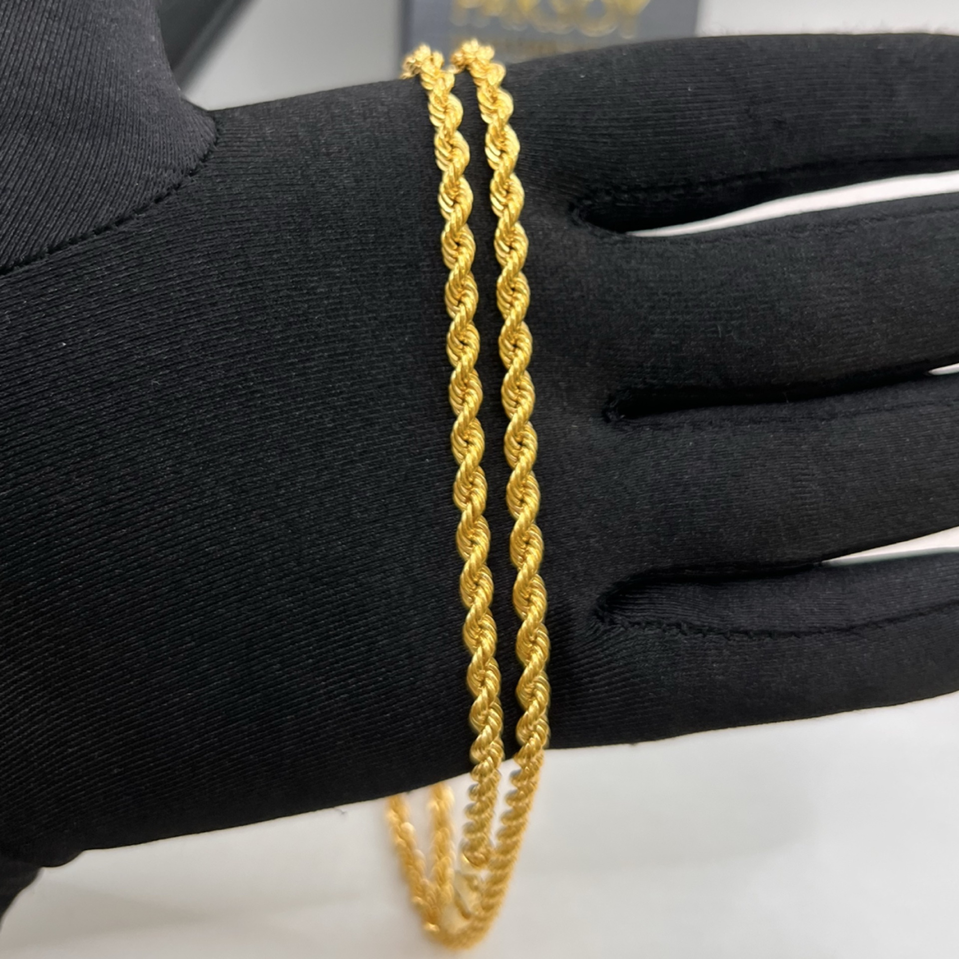 Halat Örgülü Altın Kolye 22 Ayar 4.74gr 60 CM - Z00276 - Fotoğraf 4