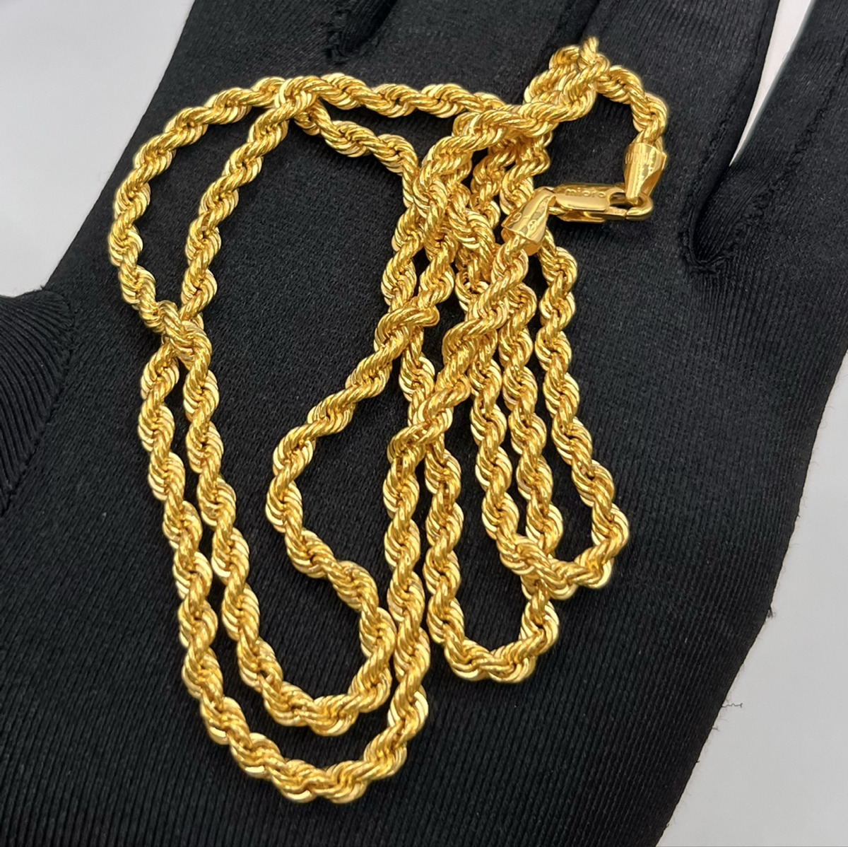 Halat Örgülü Altın Kolye 22 Ayar 4.74gr 60 CM - Z00276 - Fotoğraf 5