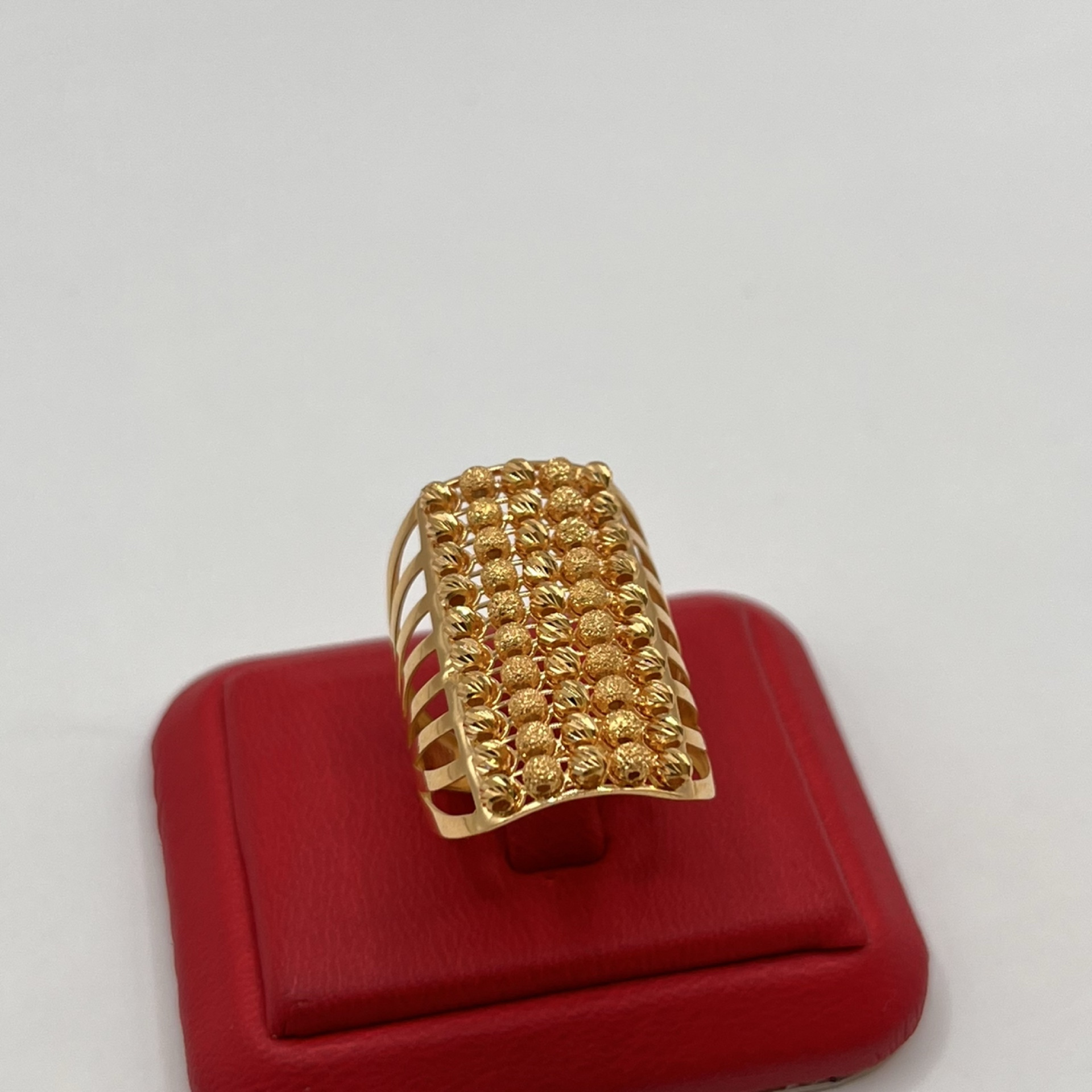 10 Sıralı Dorika Altın Yüzük 22 Ayar 8.13gr 17 - Y01466 - Fotoğraf 4