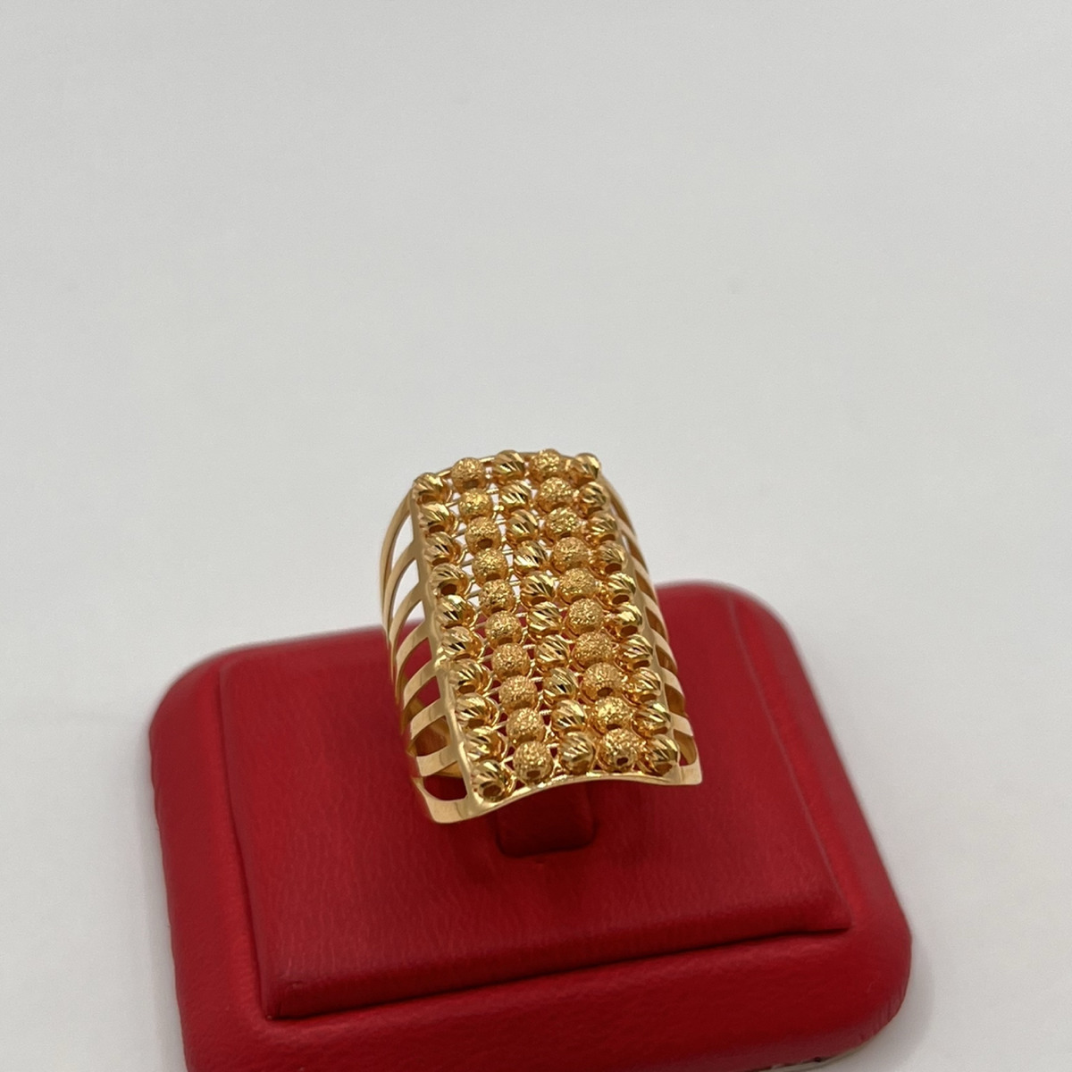 10 Sıralı Dorika Altın Yüzük 22 Ayar 8.13gr 17 - Y01466 - Fotoğraf 4