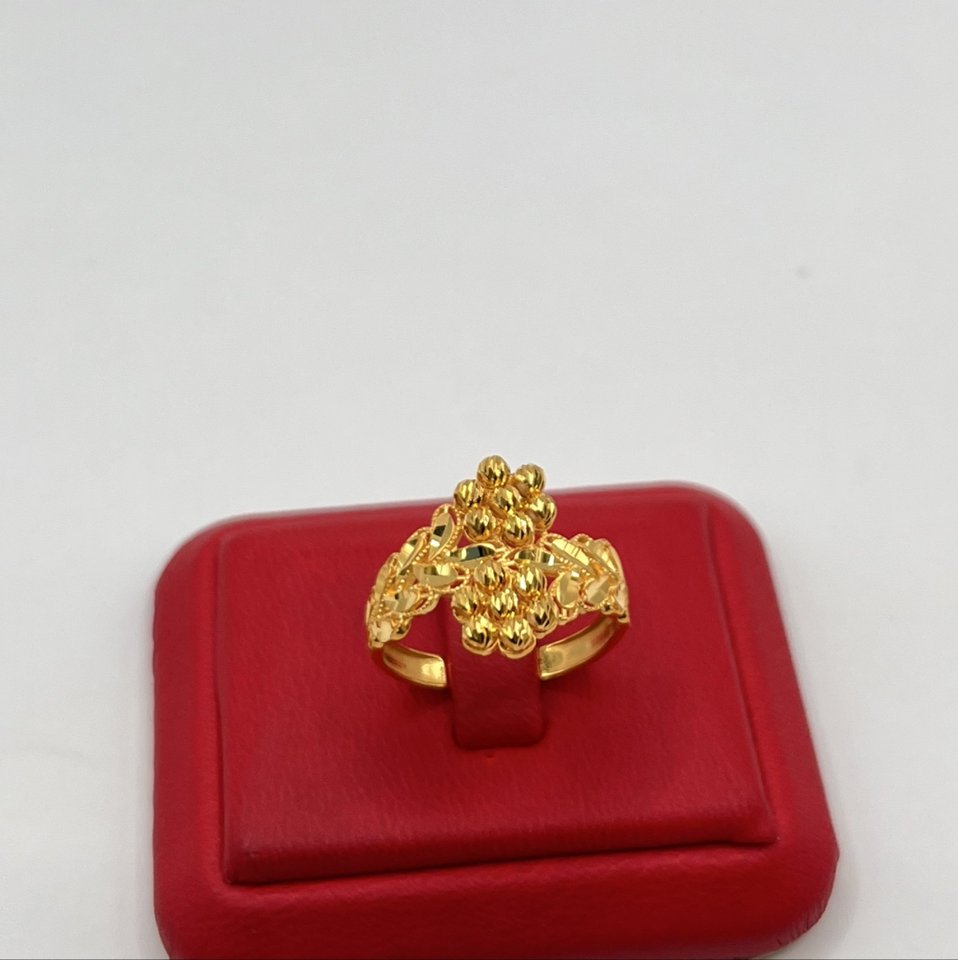 Üçlü Dorika Yaprak Altın Yüzük 22 Ayar 3.35gr 17 - Y01483 - Fotoğraf 4