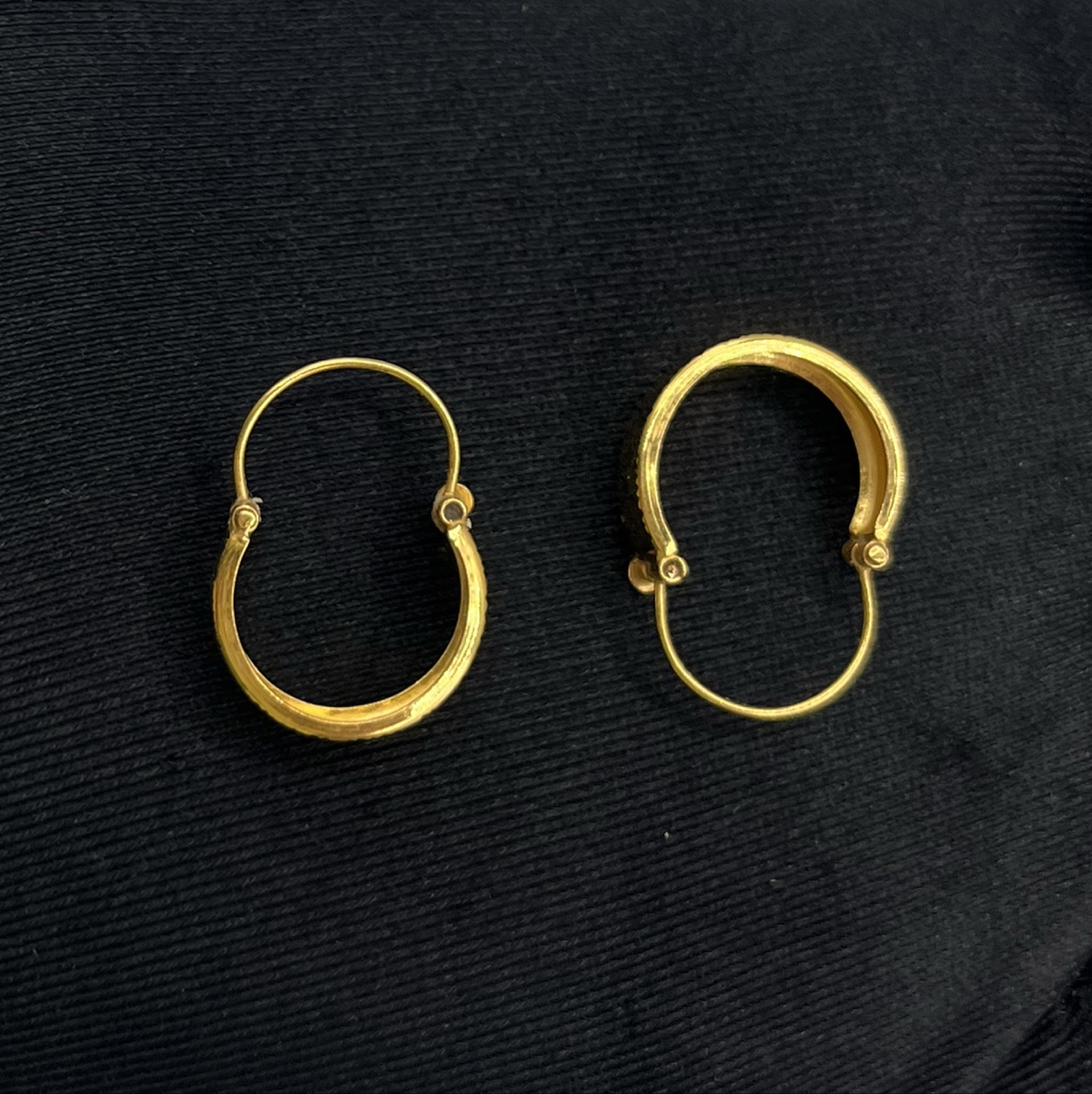 Yaldızlı Altın Küpe 22 Ayar 3.17gr - K01321 - Fotoğraf 4