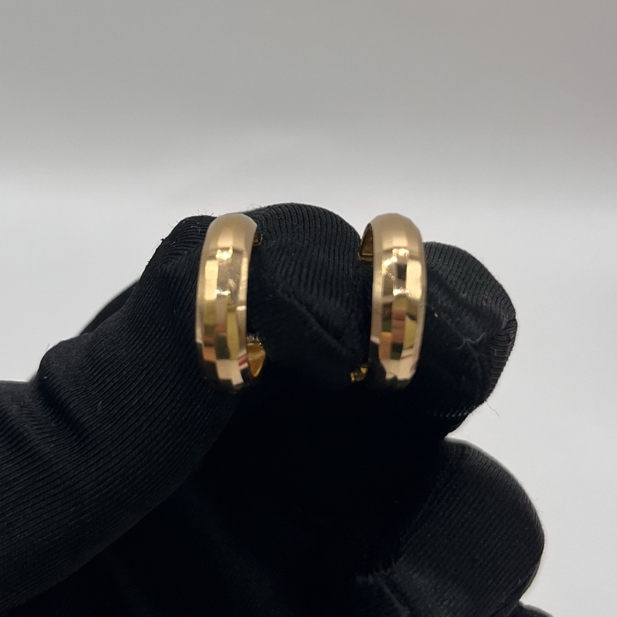 Düz Altın J Küpe 22 Ayar 3.17gr - K01323 - Fotoğraf 1