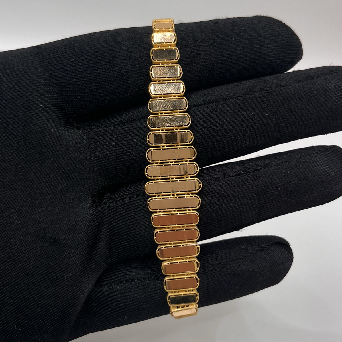 Ajda Çivi Altın Bileklik 22 Ayar 12.37gr 19 CM - F00253 - Fotoğraf 1