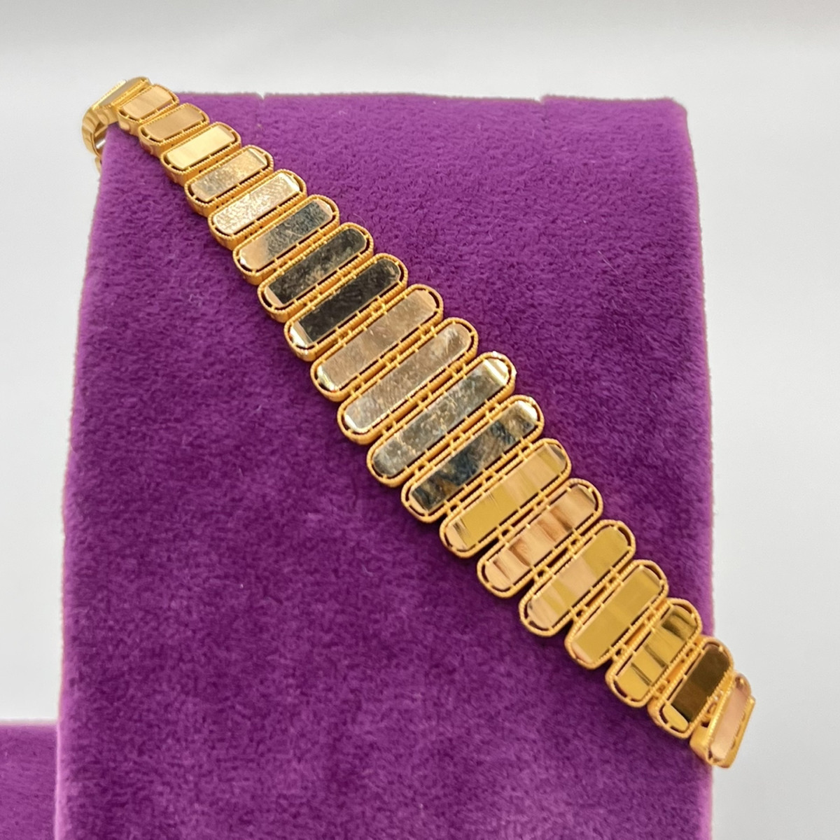 Ajda Çivi Altın Bileklik 22 Ayar 12.37gr 19 CM - F00253 - Fotoğraf 5
