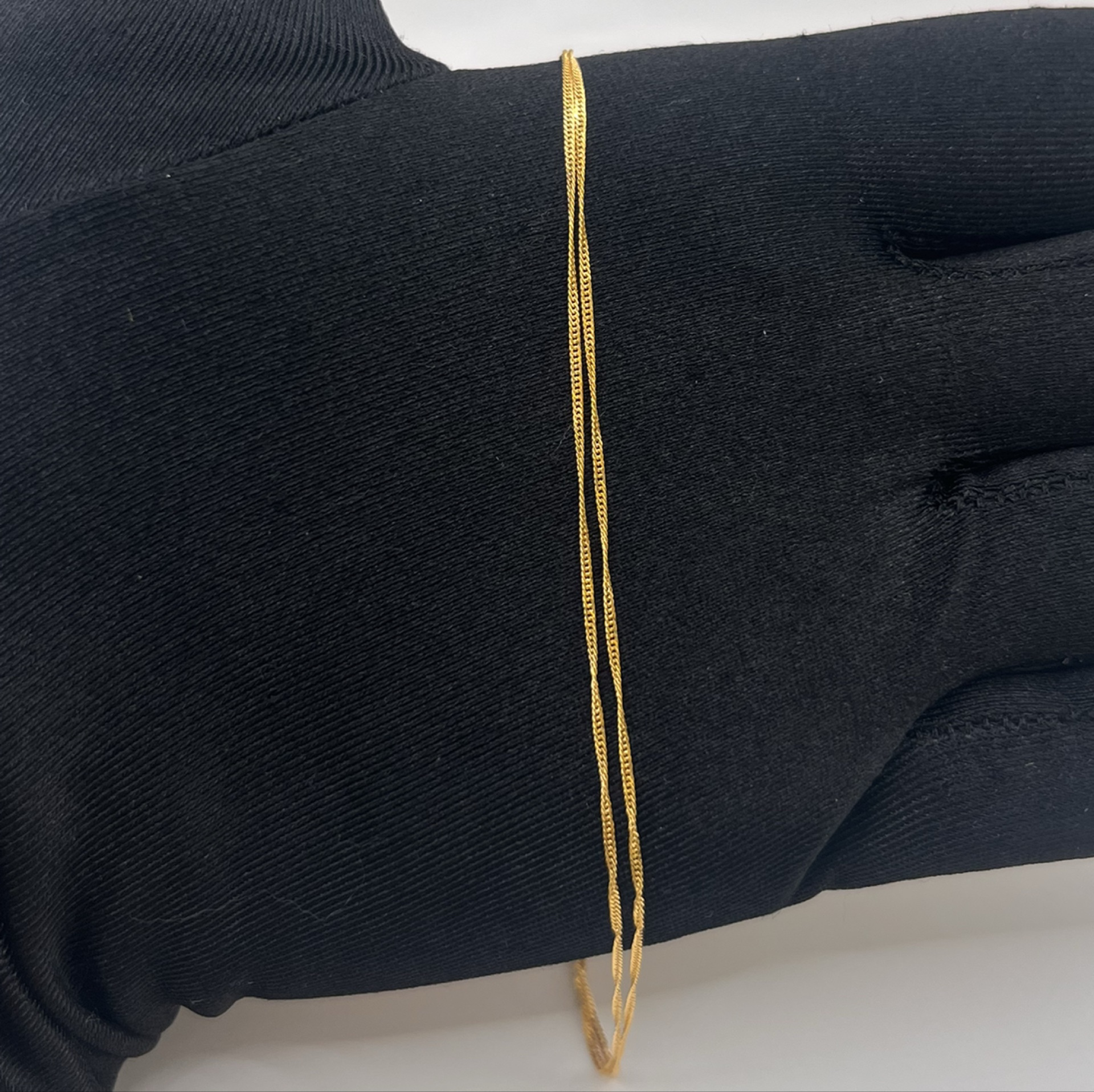Singapur Altın Kolye 22 Ayar 1.82gr 55 CM - Z00287 - Fotoğraf 1