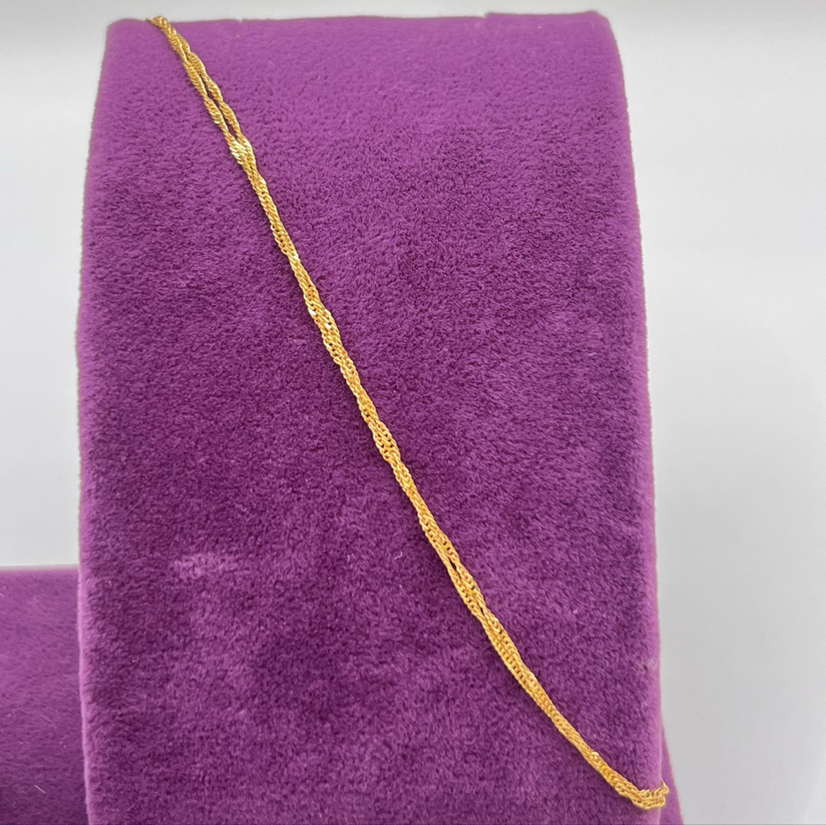 Singapur Altın Kolye 22 Ayar 1.82gr 55 CM - Z00287 - Fotoğraf 5