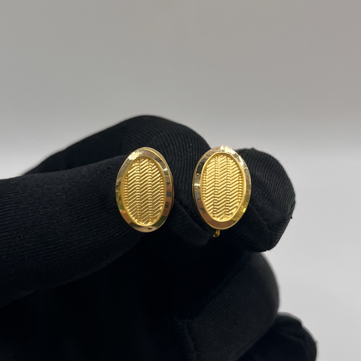 Hasır Trabzon Altın Küpe 22 Ayar 1.81gr - K01327 - Fotoğraf 1