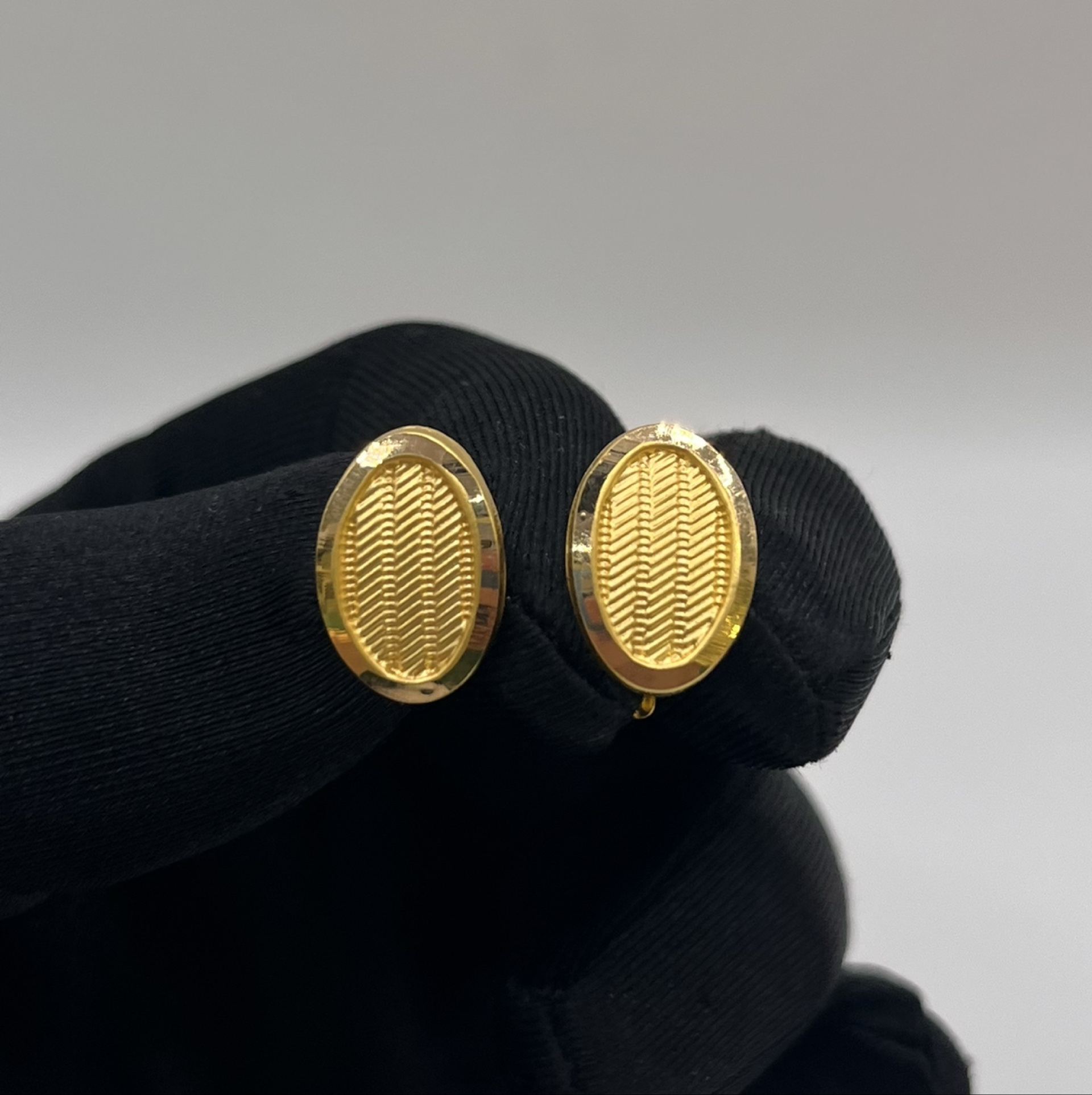 Hasır Trabzon Altın J Küpe 22 Ayar 1.82gr - K01328 - Fotoğraf 1