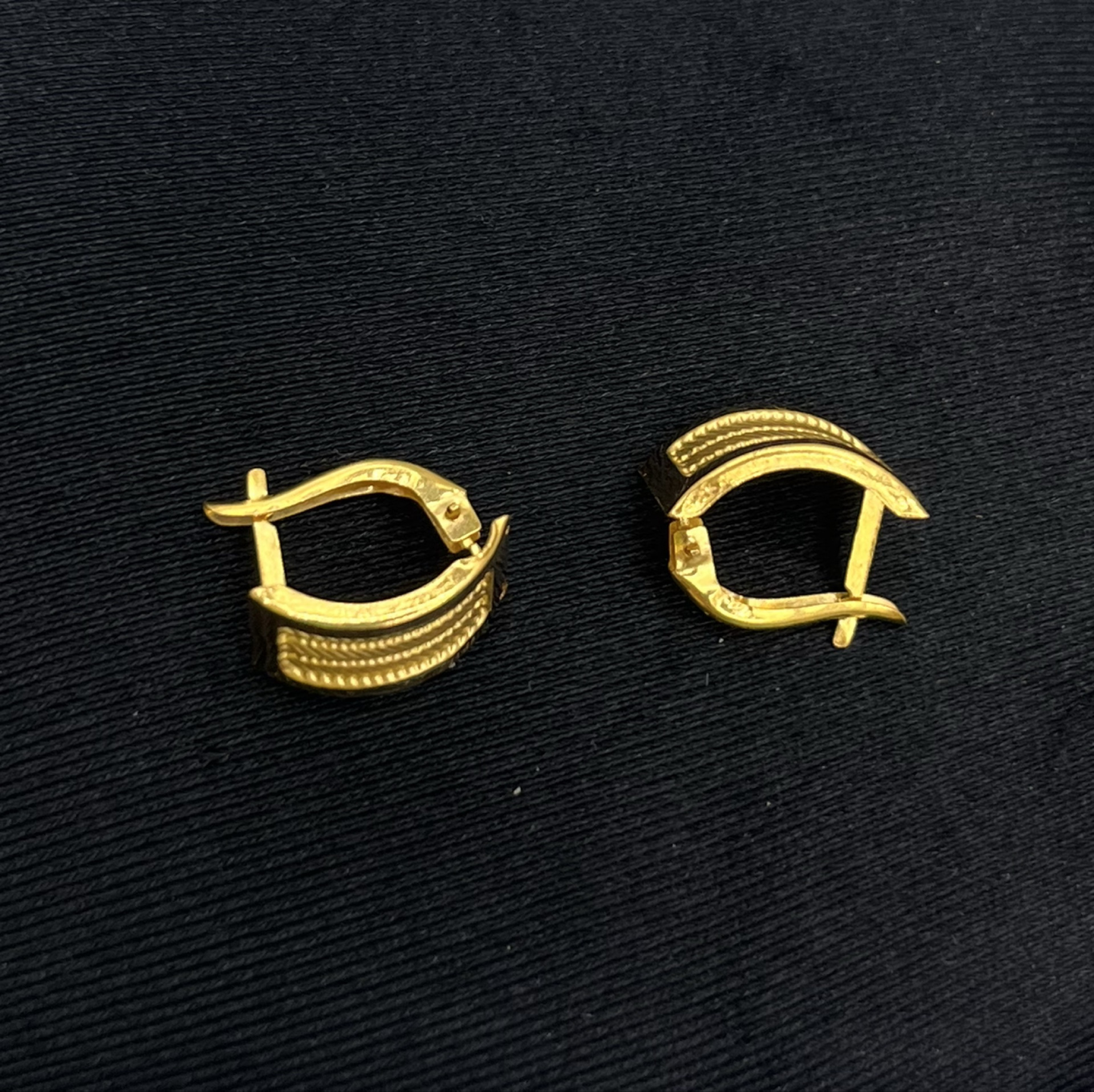Hasır Trabzon Altın J Küpe 22 Ayar 2.04gr - K01332 - Fotoğraf 4