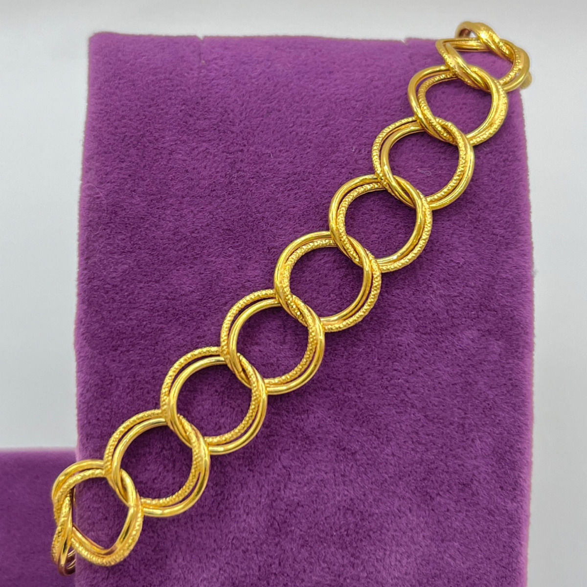 Samanyolu Altın Bileklik 22 Ayar 6.73gr 18 CM - F00269 - Fotoğraf 5
