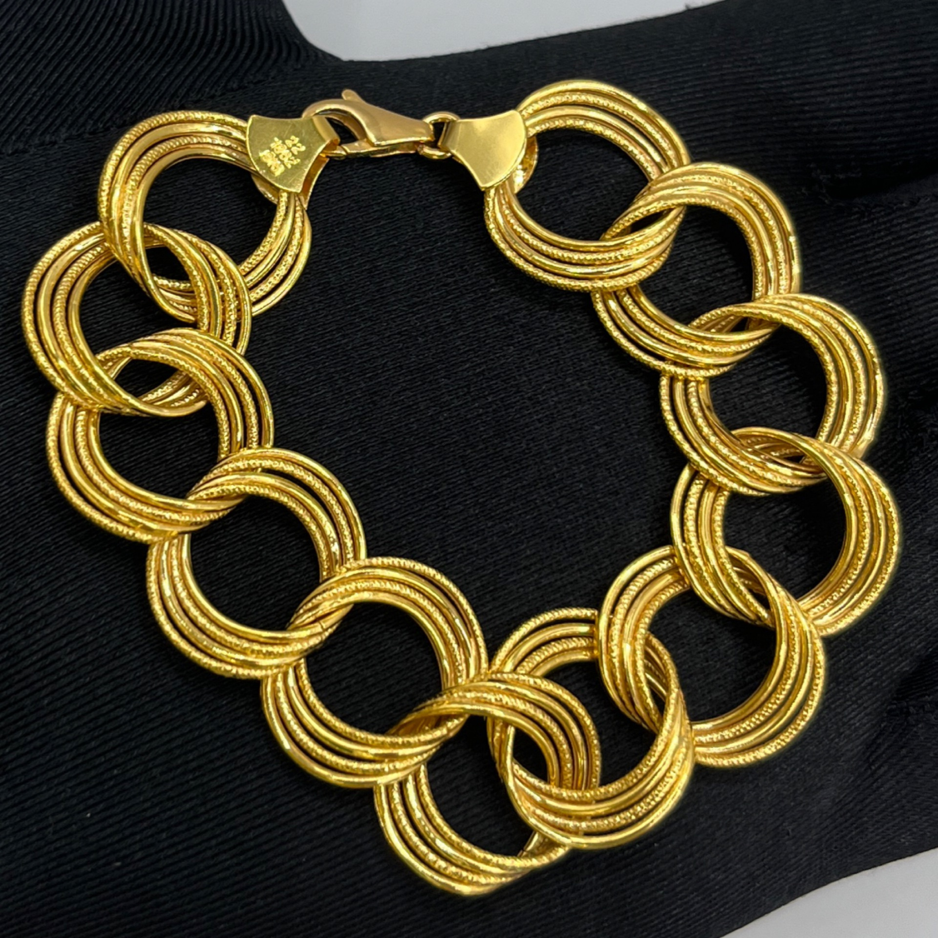 Samanyolu Altın Bileklik 22 Ayar 12.28gr 19 CM - F00271 - Fotoğraf 4