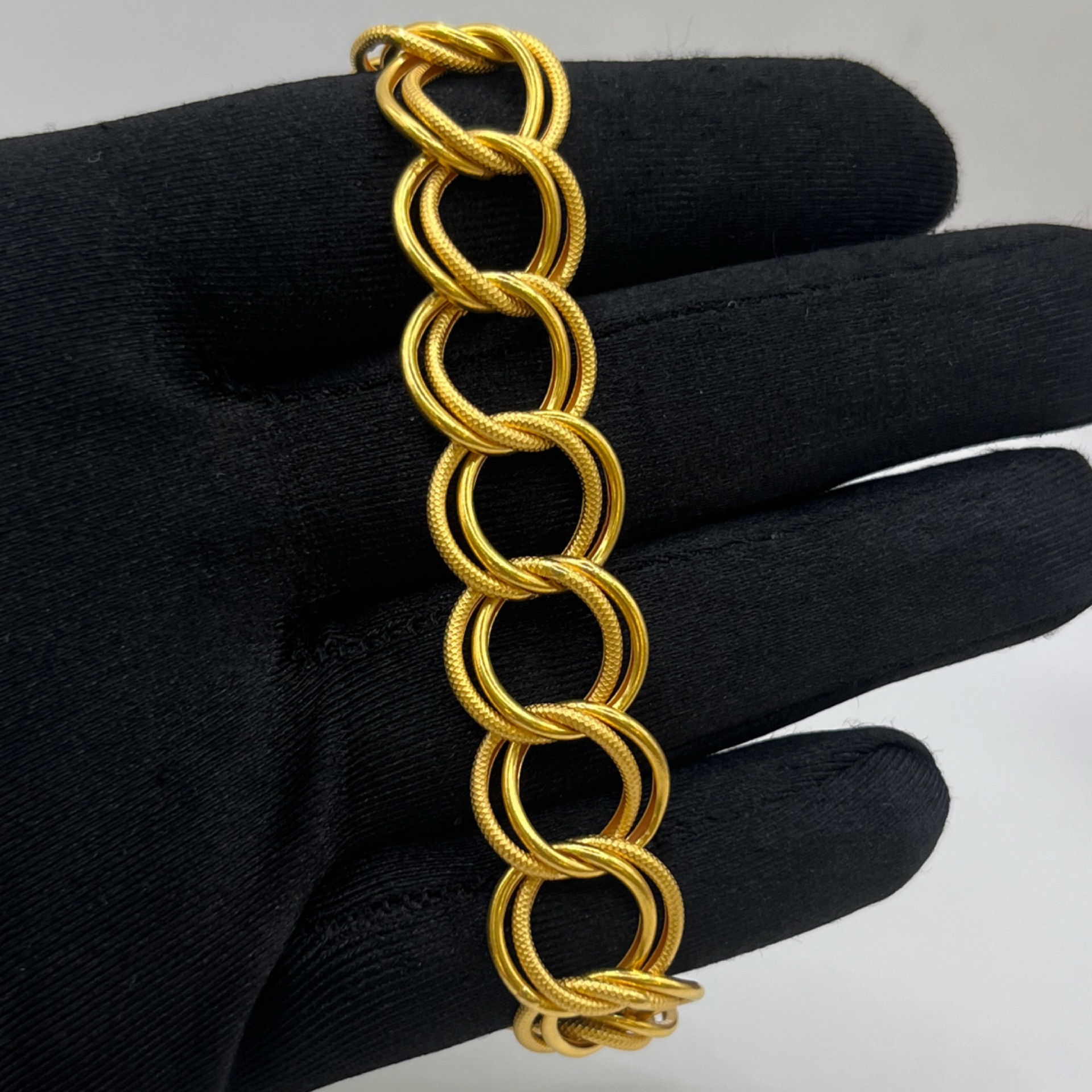 Samanyolu Altın Bileklik 22 Ayar 13.25gr 19 CM - F00276 - Fotoğraf 1