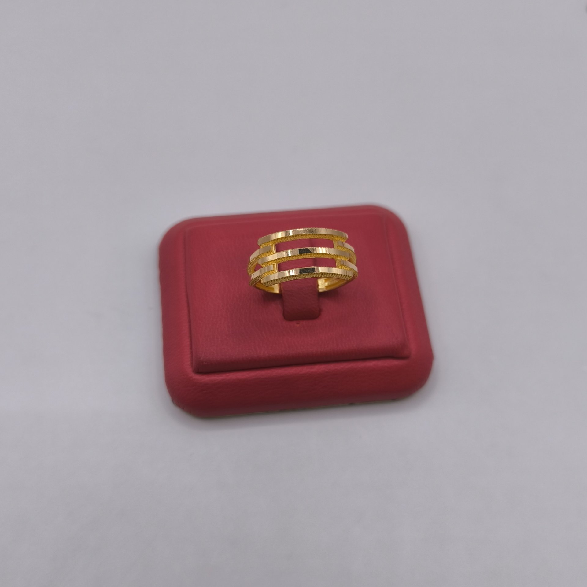 Üç Sıralı Altın Yüzük 22 Ayar 3.03gr 18 - Y01500 - Fotoğraf 4