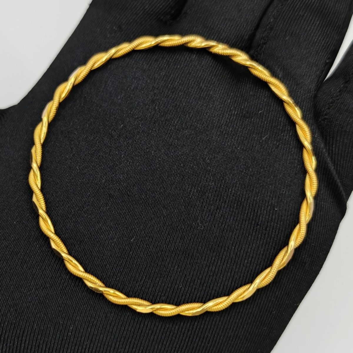 Kıvırcık Burma Altın Bilezik 22 Ayar 12.10gr - BZ01840