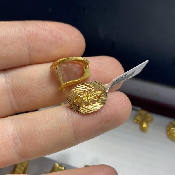 22 Ayar Altın Küpe 3.95gr Kadın - K000290