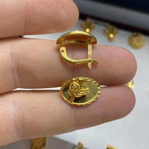 22 Ayar Altın Küpe 3.88gr Kadın - K000312
