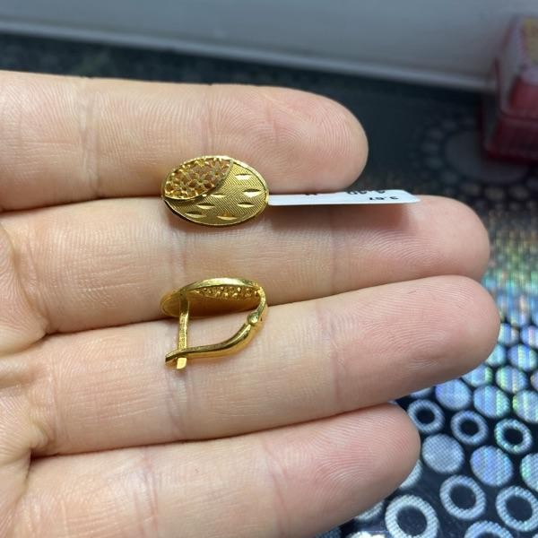 22 Ayar Altın Küpe 4.4gr Kadın - K000318