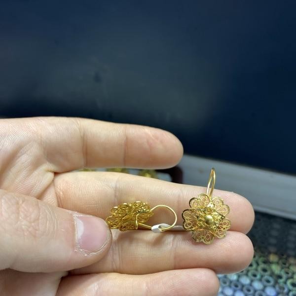22 Ayar Altın Küpe 3.78gr Kadın - K000369