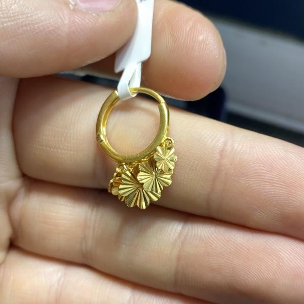 22 Ayar Altın Küpe 4.9gr Kadın - K000370