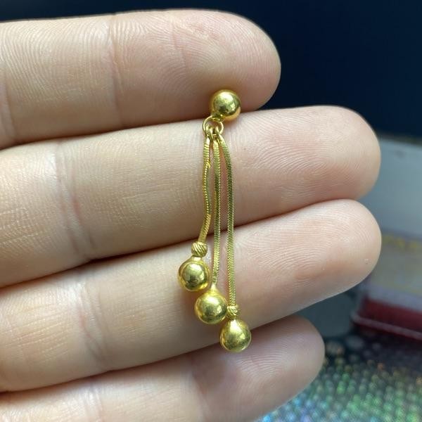 22 Ayar Altın Küpe 4.82gr Kadın - K000396