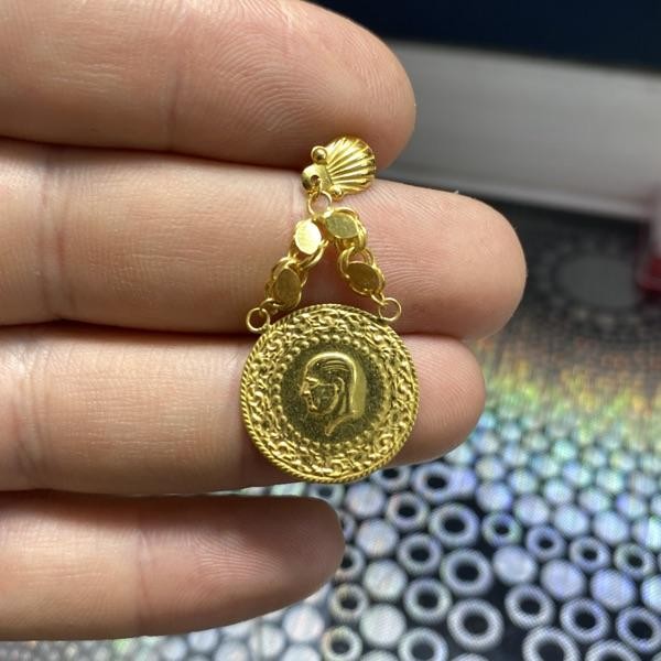 22 Ayar Altın Küpe 4.93gr Kadın - K000414