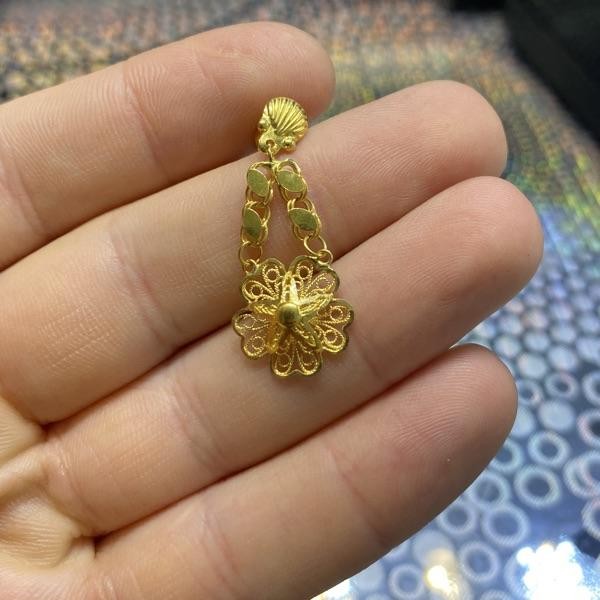 22 Ayar Altın Küpe 4.42gr Kadın - K000430