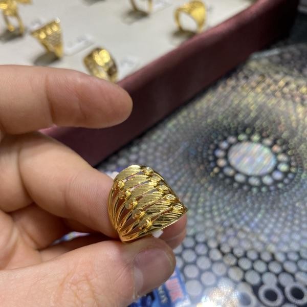 22 Ayar Altın Yüzük Döküm 5.59gr 20 Numara Kadın - Y000126