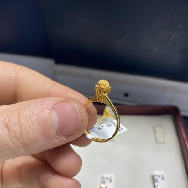 22 Ayar Altın Yüzük Döküm 3.77gr 16 Numara Kadın - Y000479