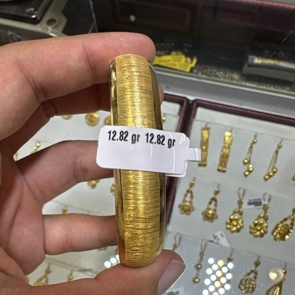 22 Ayar Altın Bilezik Paksoy Modern Tasarım 12.82gr Kadın - BZ00667_V1