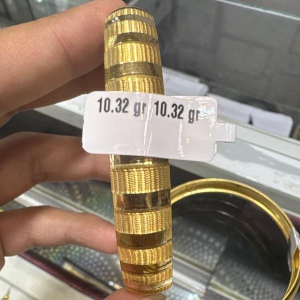 22 Ayar Altın Bilezik Şarnel Modern Tasarım 10.32gr Kadın - BZ00663_V1 - Fotoğraf 1
