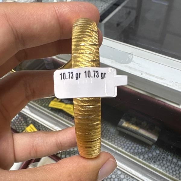 22 Ayar Altın Bilezik Şarnel Modern Tasarım 10.73gr Kadın - BZ00665_V1 - Fotoğraf 1