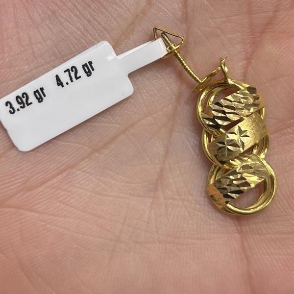22 Ayar Altın Küpe Samanyolu Modern Tasarım 3.92gr Kadın - K000763_V1 - Fotoğraf 1