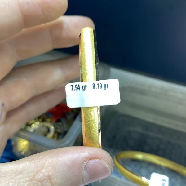 22 Ayar Altın Bilezik Paksoy Klasik Tasarım 7.94gr Hediye - BZ00750_V1