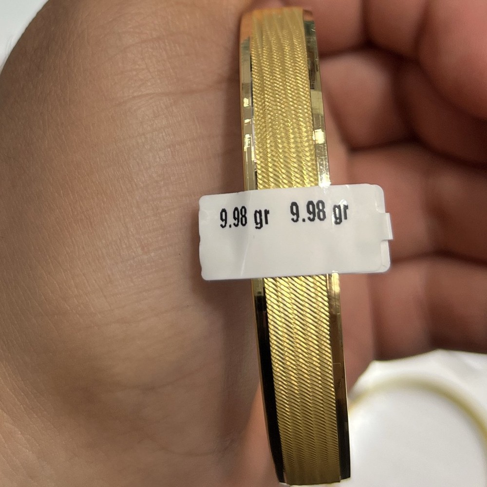 22 Ayar Altın Bilezik Zahit Geyik Hasır Tasarım 9.98gr Kadın - BZ00777