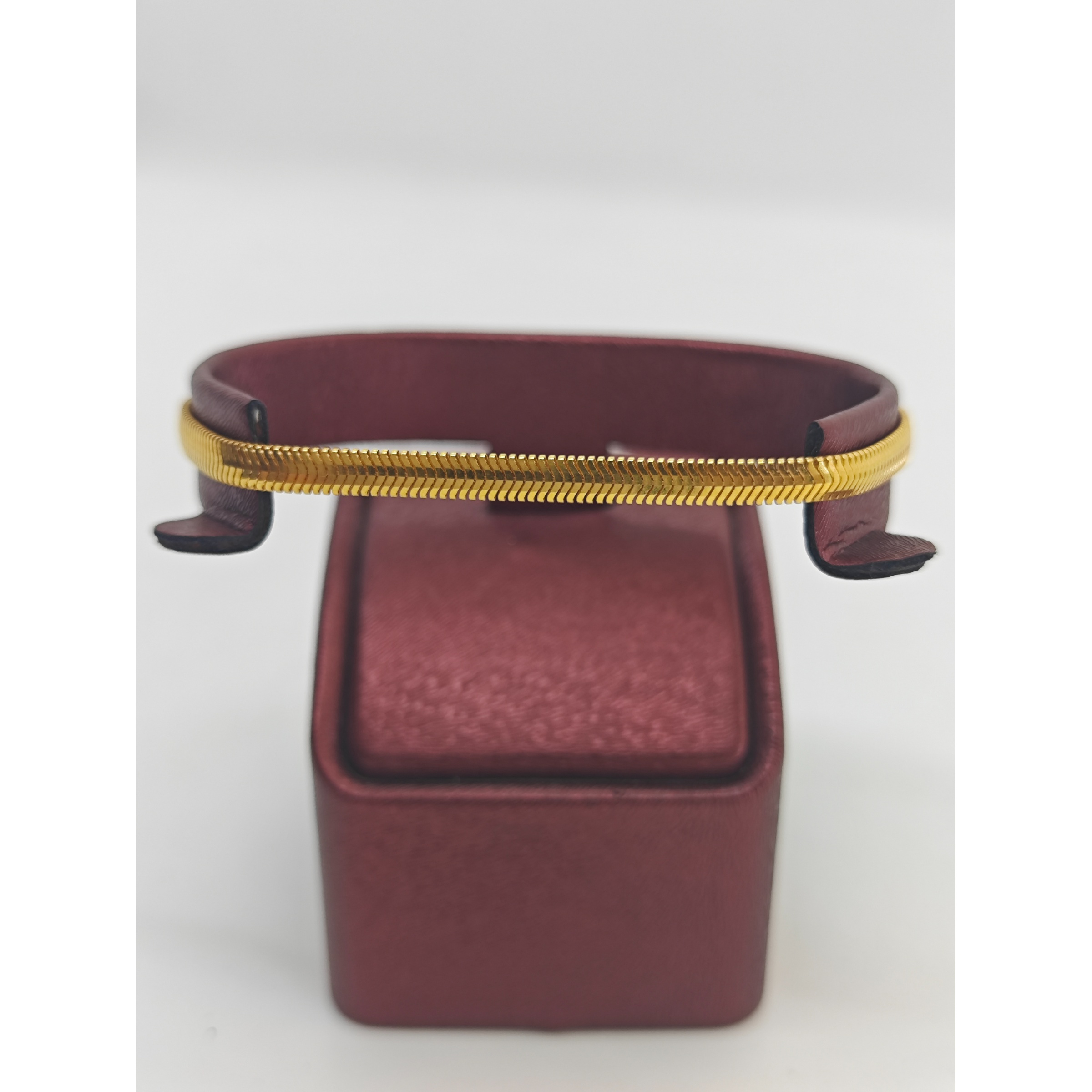 22 Ayar Altın Bileklik Balık Sırtı Modern Tasarım 5.24gr 19cm Hediye Paksoy - B000101 ürün görseli