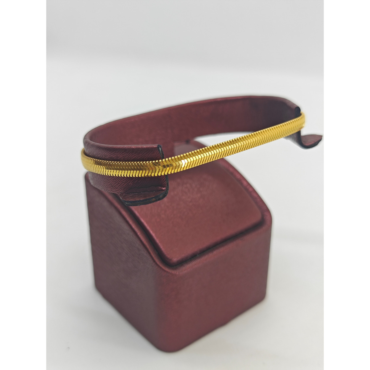 22 Ayar Altın Bileklik Balık Sırtı Modern Tasarım 5.24gr 19cm Hediye Paksoy - B000101 ürün görseli