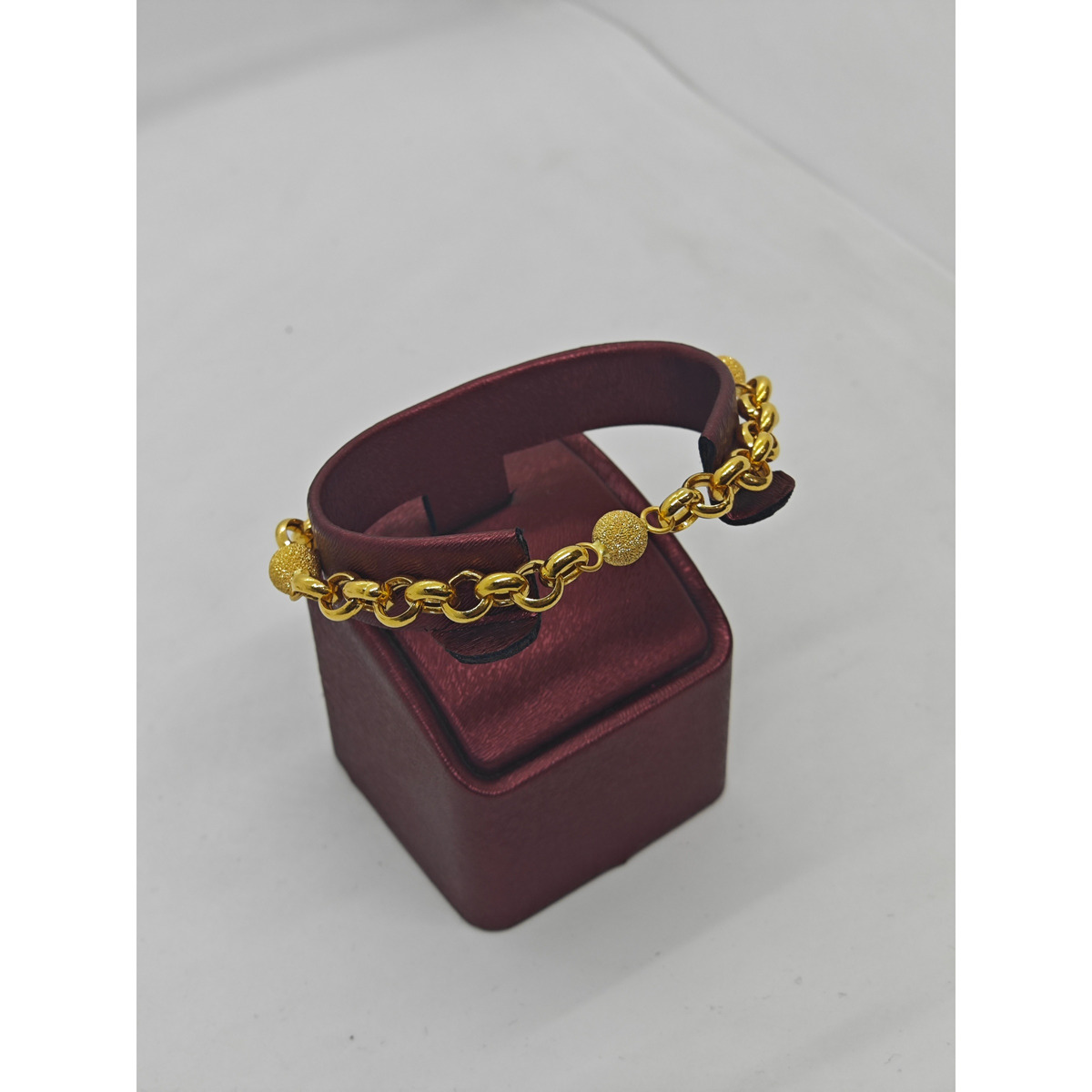 22 Ayar Altın Bileklik Tohumlu Özel Tasarım 7.08gr 19 cm Hediye Paksoy Kuyumculuk - B01030 ürün görseli