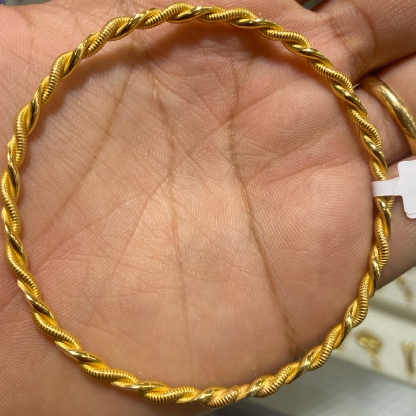 22 Ayar Altın Bilezik Kıvırcık 20.18gr - BZ01422