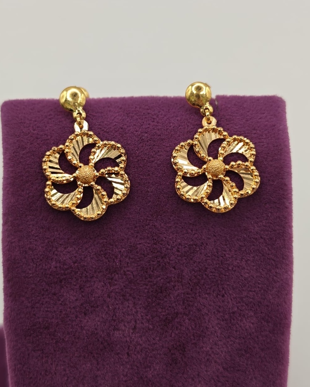 Altın Sallantılı Küpe 916 4,54 g KU00023