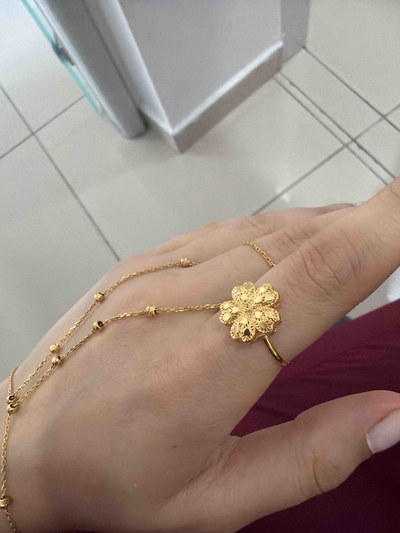 Yonca Altın Döküm Yüzük 22 Ayar 1.83gr - Y01073 — müşteri fotoğrafı