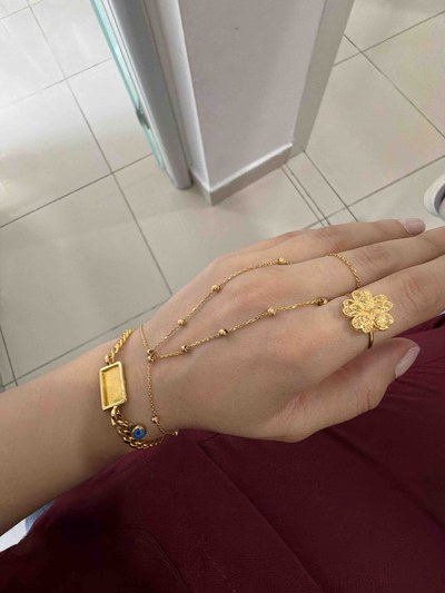 Yonca Altın Döküm Yüzük 22 Ayar 1.83gr - Y01073 — müşteri fotoğrafı