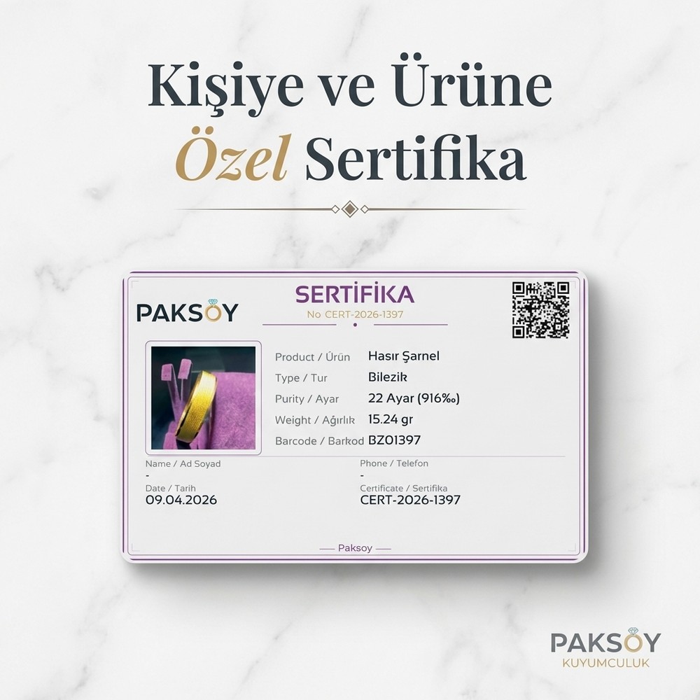 Kişiye ve Ürüne Özel Sertifika